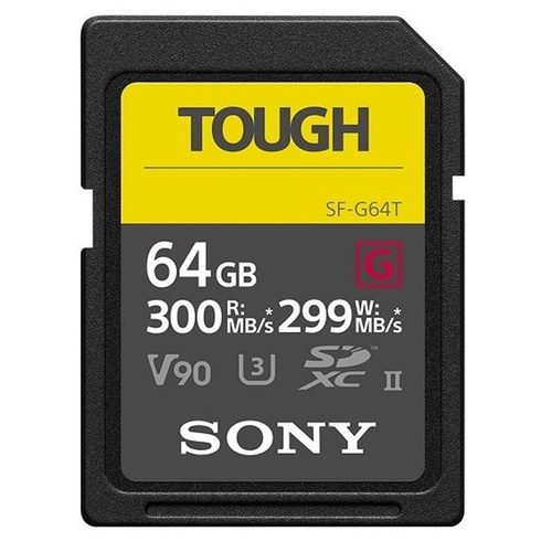 Sony 64GB SF-G Tough series SD memory card