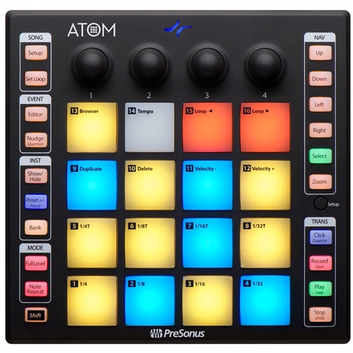 PreSonus ATOM Production and Performance Pad Controller