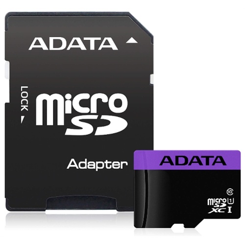 ADATA 64GB Premier microSDXC UHS-I Card (Class 10) with Adapter