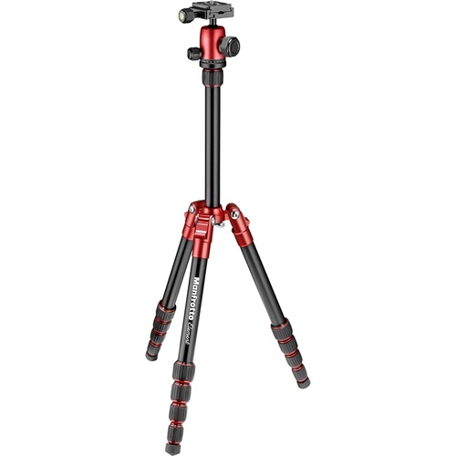Manfrotto MKELES5RD-BH Small Element Traveler Tripod with Ball Head (Red)