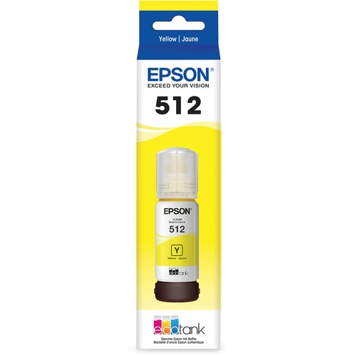 Epson T512 Yellow Ink Bottle 70 ml
