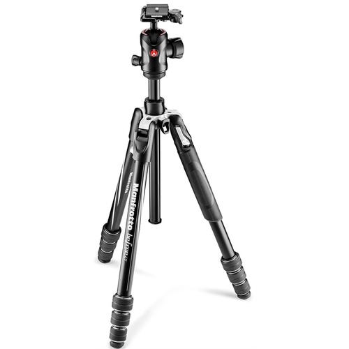 Manfrotto MKBFRTA4GT-BH Befree GT Aluminium Tripod Twist Lock Ball Head (Black)