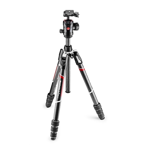 Manfrotto MKBFRTC4GT-BH Befree GT Carbon Fiber Tripod Twist Lock Ball Head (Black)