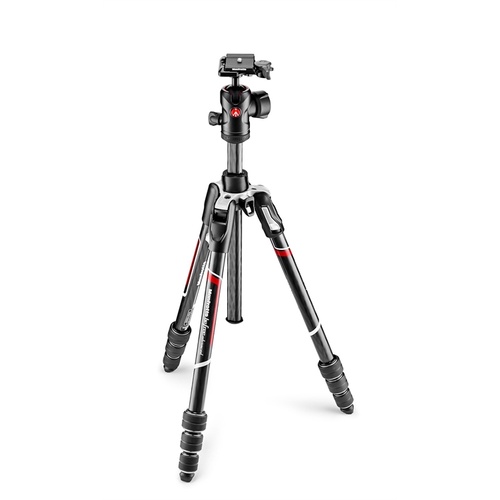 Manfrotto MKBFRTC4-BH Befree Advanced Carbon Fibre Travel Tripod Twist Ball Head (Black)
