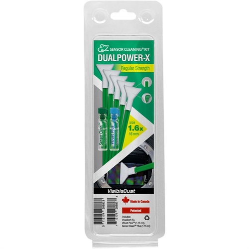 VisibleDust 5 Swabs MXD Green 1.6x + Sensor Clean 1ml + VDust Plus 1ml