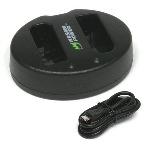 Wasabi Power Dual USB Charger for Nikon EN-EL14, EN-EL14A, MH-24