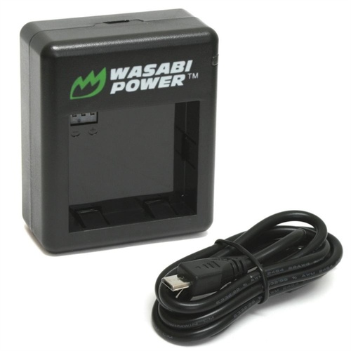 Wasabi Power Dual USB Charger for Xiaomi YI Sport Action Camera