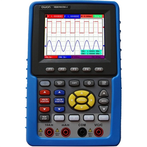 OWON HDS-I Handheld Digital Storage Oscilloscope & Multimeter with Channel Isolation