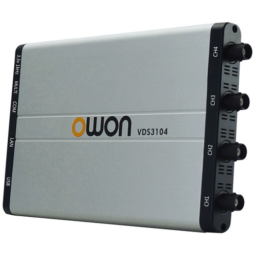 OWON VDS-Series PC USB Oscilloscope (100 MHz, 4 Channels + Multi-Channel)