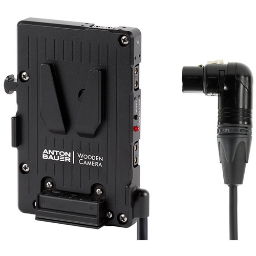 Wooden Camera WC Pro V-Mount (4pin XLR Right Angle)