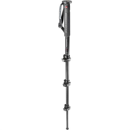 Manfrotto XPRO Monopod+ 4-Section Carbon Fiber Monopod