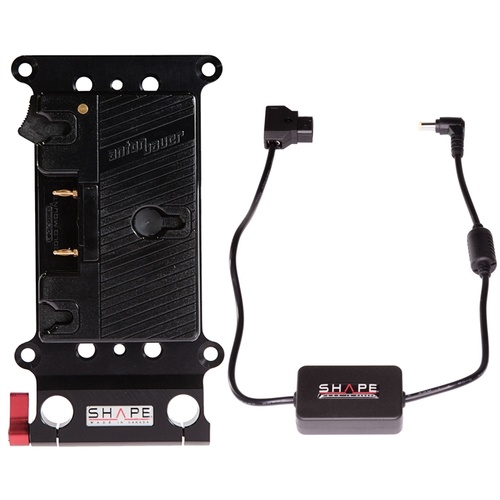 SHAPE Gold Mount Battery Cheese Plate for Panasonic AU-EVA1 & Sony FS7/FS5