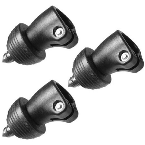 Manfrotto 440SPK2 Stainless Steel Retractable Spiked Feet Adapter (Set of 3)