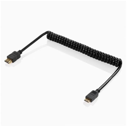 SHAPE 4k 2.0 HDMI to mini HDMI male coiled cable
