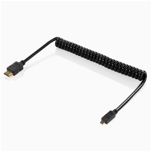 SHAPE 4k 2.0 HDMI to micro HDMI male coiled cable