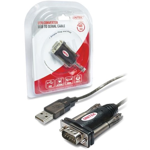 UNITEK 1.5m USB to Serial DB9 RS232 Cable
