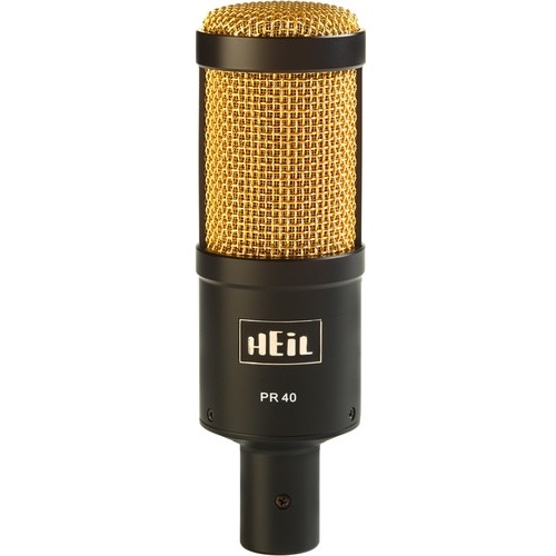 Heil Sound PR 40 Dynamic Cardioid Studio Microphone (Black/Gold)
