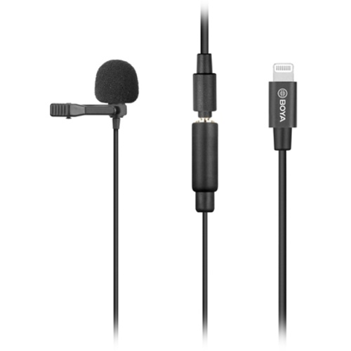 BOYA BY-M2 Clip-on Lavalier Microphone (For iOS system)