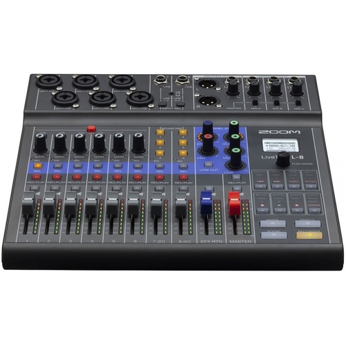 Zoom LiveTrak L-8 Portable 8-Channel Digital Mixer