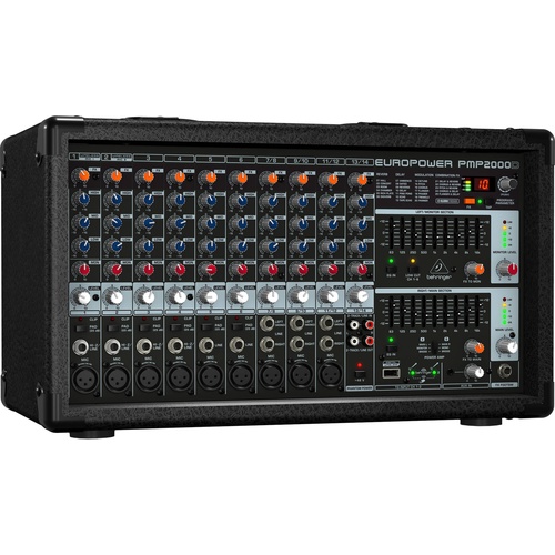 Behringer PMP2000D 2000W 14-Channel Powered Mixer with KLARK TEKNIK FX