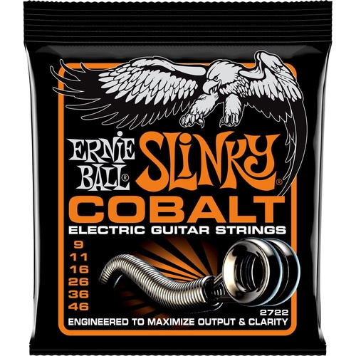 Ernie Ball Cobalt Hybrid Slinky Electric Guitar Strings (6-String Set, .009 - .046)