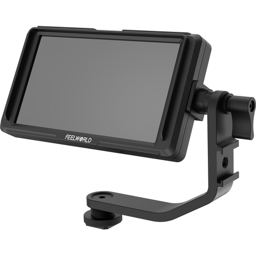FeelWorld F5 5" 4K HDMI On-Camera Monitor (Support and Tilt Arm)