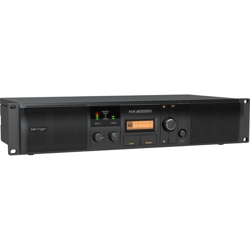 Behringer NX3000D Ultra-Lightweight Class-D Power Amplifier with DSP (440W/Channel at 8 Ohms)