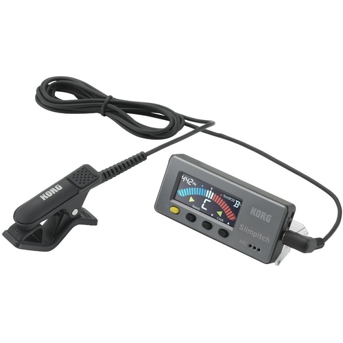 Korg Slimpitch Chromatic Tuner with Contact Mic (Black)