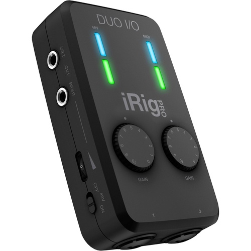 IK Multimedia iRig Pro Duo I/O 2-Channel Audio/MIDI Interface