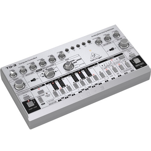 Behringer TD-3 Analog Bass Line Synthesizer (Silver)