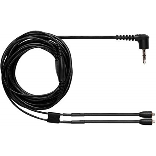 Shure EAC46CLS Earphone Cable with Nickel-Plated MMCX Connectors (Black, 116cm)