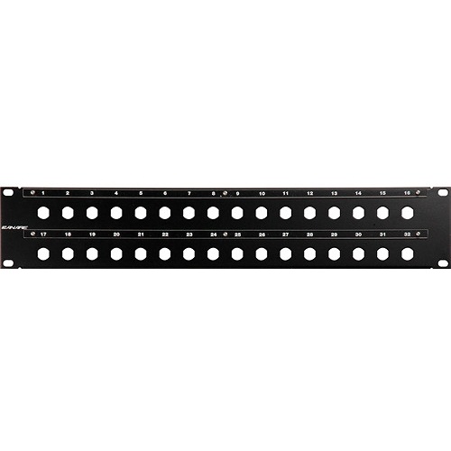 Canare 322U-DD A/V Bulkhead Panel (Unloaded Patch / DD-mount)
