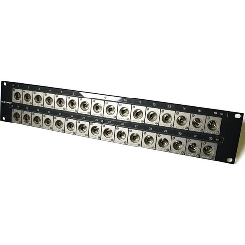 Canare 322U-X12F A/V Bulkhead Panel (16M & 16F XLR-Solder / Flush Mount)