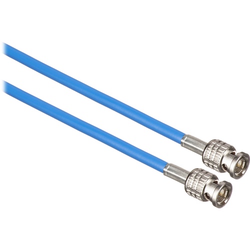 Canare 100' L-3CFW RG59 HD-SDI Coaxial Cable with Male BNCs (Blue)