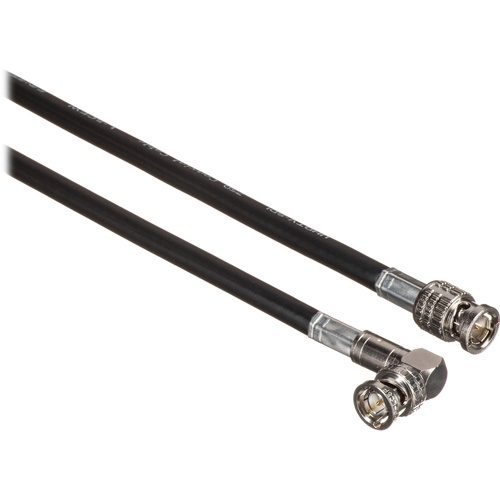 Canare Male to Right Angle Male HD-SDI Video Cable (Black, 200')