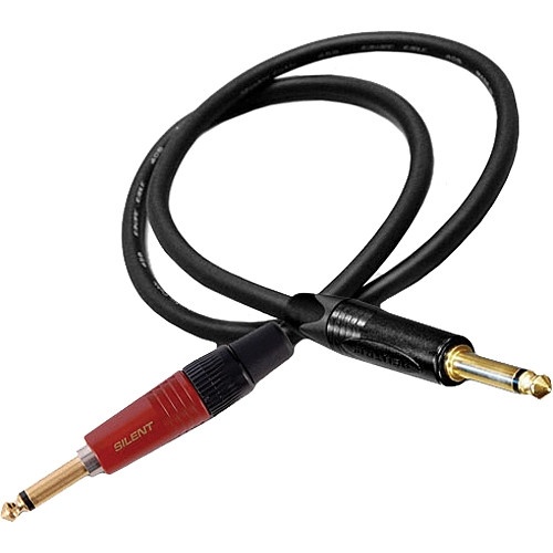 Canare GS6TSSTS30 GS-6 Unbalanced Guitar/Instrument Cable (Black, 30')