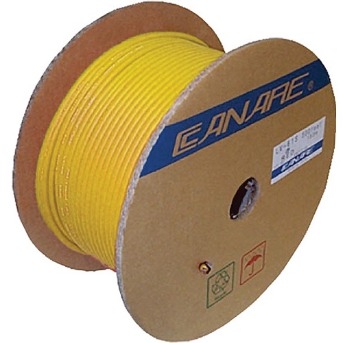 Canare L-4E6S Star Quad Microphone Cable (656', Yellow)