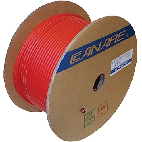 Canare L-4E6S Star Quad Microphone Cable (656', Red)