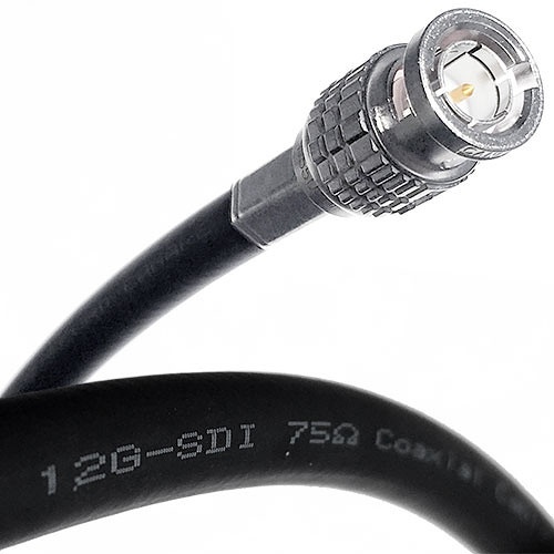 Canare 12G-SDI UHD 4K Single-Channel BNC Cable (15')