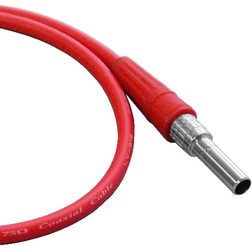 Canare Mini-WECO Video Patch Cord (3', Red)
