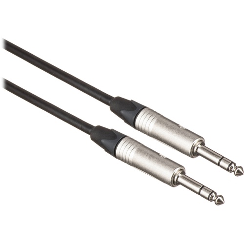 Canare Starquad TRSM-TRSM Cable (Black, 25')