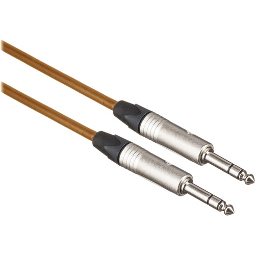 Canare Starquad TRSM-TRSM Cable (Orange, 25')