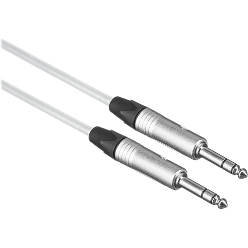 Canare Starquad TRSM-TRSM Cable (White, 3')