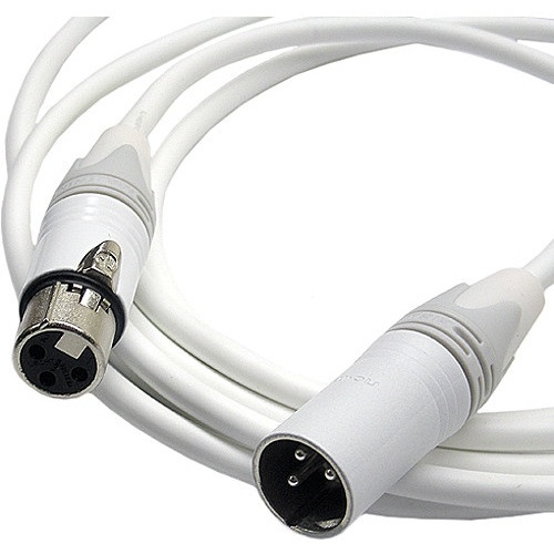 Canare Starquad XLRF-XLRM Cable (White, 35')