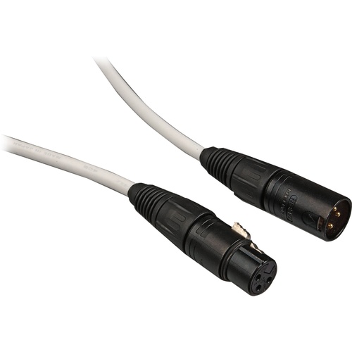 Canare L-4E6S Star Quad XLRM to XLRF Microphone Cable - 15' (White)