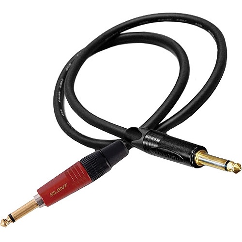 Canare GS-6 Guitar Cable with Neutrik Silent 1/4" Plug (35')