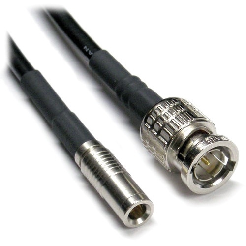 Canare L-3CFB 3G HD/SDI Cable with 1.0/2.3 DIN to BNC Male Connectors (1.5', Black)