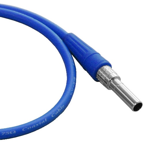 Canare Mini-WECO Video Patch Cord (3', Blue)