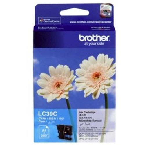Brother LC39C Cyan Ink Cartridge
