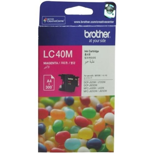 Brother LC40M Magenta Ink Cartridge